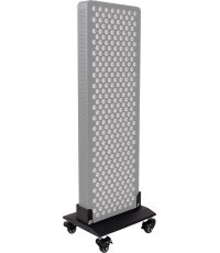Stand w/ Wheels for Red LED Light Therapy Panel inSPORTline Tugare - Black
