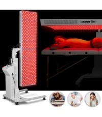 Sarkanās LED gaismas terapijas panelis inSPORTline Sumatrin - White