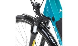 Городской электронный велосипед Levit Musca Urban MX 468 28" - 2024 - Turquoise pearl