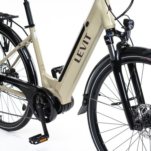 Городской электронный велосипед Levit Musca Urban MX 468 28" - 2024 - Latte