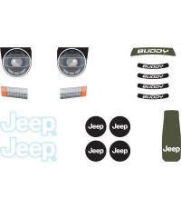 Buddy 2.0 - uzlīmju komplekts Jeep