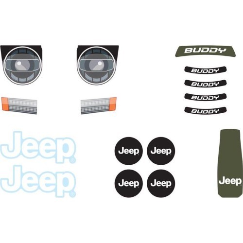 Buddy 2.0 - uzlīmju komplekts Jeep