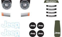 Buddy 2.0 - uzlīmju komplekts Jeep