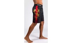 Venum x TEKKEN 8 - Marshall Law Fight Shorts - Black/Red/Gold