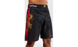 Venum x TEKKEN 8 - Marshall Law Fight Shorts - Black/Red/Gold