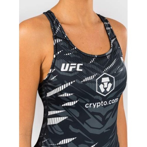 UFC Fusion by Venum Authentic Fight Night женская облегающая майка со встроенным топом – чёрная