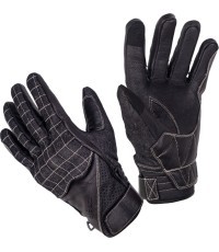 Vasaras motocikla cimdi W-TEC Honver - Black