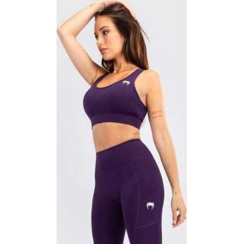 Venum Essential vidēja atbalsta sporta krūšturis sievietēm, tumši violets