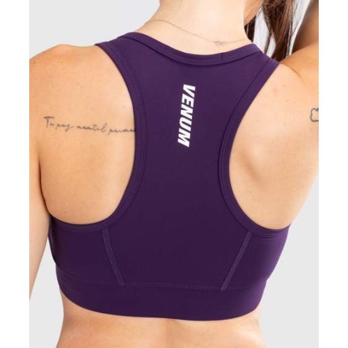 Venum Essential vidēja atbalsta sporta krūšturis sievietēm, tumši violets