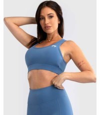 Sieviešu sporta krūšturis Venum Essential, vidēja atbalsta, Storm Blue