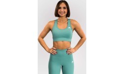 Venum Essential Women's Medium Impact Sports Bra - Aqua Green