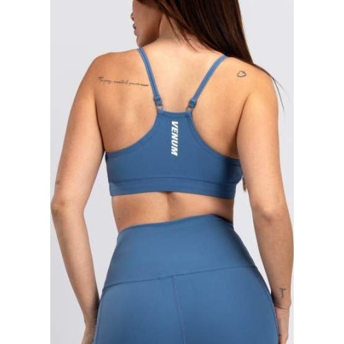 Venum Essential sieviešu sporta krūšturis Low Impact – Storm Blue