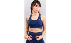 Venum X Top Rank Original Women's Sports Bra - Navy Blue