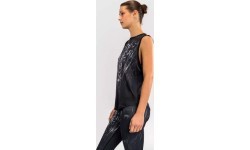 Venum Tiger sieviešu tanktops – melns/sudraba