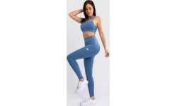 Venum Essential Women's Performance Leggings - Storm Blue
