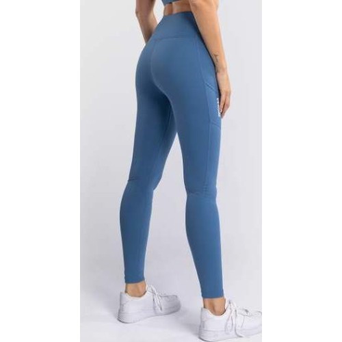 Venum Essential sieviešu sporta legingi Storm Blue