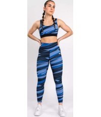 Sieviešu legingi Venum Abyss 7/8, Shadow Blue