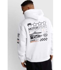 Толстовка с капюшоном Venum Motorsport, белая