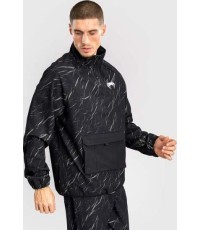 Мужская кофта Venum Trooper на коротком замке, чёрная/песочная