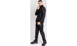 Мужская кофта Venum Trooper на коротком замке, чёрная/песочная