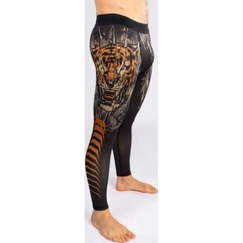 Venum Tiger Men's Spats - Black/Neon Orange