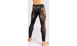 Мужские спортивные легинсы Venum Tiger, чёрный/неоново-оранжевый