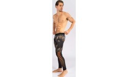 Мужские спортивные легинсы Venum Tiger, чёрный/неоново-оранжевый