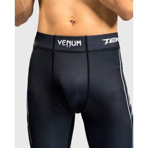 Venum x TEKKEN 8 Jin Kazama legingi, zils/melns/balts