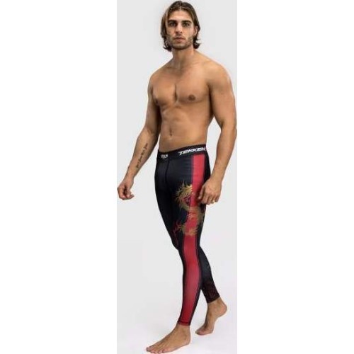 Venum x TEKKEN 8 - Marshall Law Spats - Black/Red/Gold