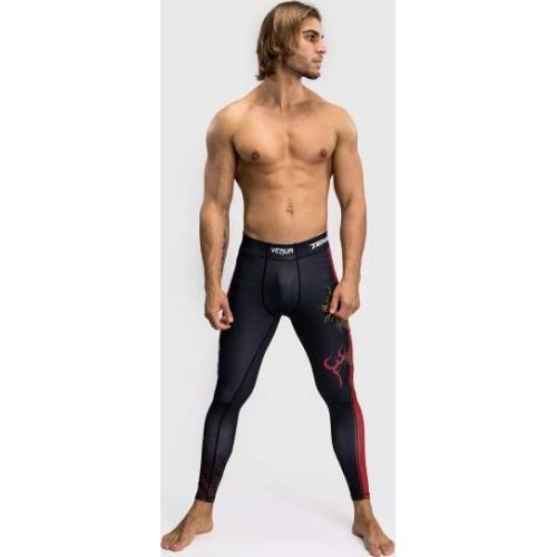 Venum x TEKKEN 8 - Marshall Law Spats - Black/Red/Gold