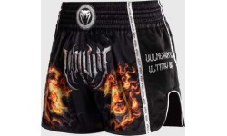 Venum Gladiator 5.0 Muay Thai Shorts - Black/Neon Orange
