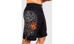 Venum Gladiator 5.0 vīriešu cīņas šorti, melni/sudraba