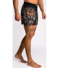 Venum Tiger vīriešu cīņas šorti, melni / neona oranži