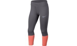 Nike bikšu legingi pusaudžiem G NK Pwr Tght Crop Grey Orange 890208 036