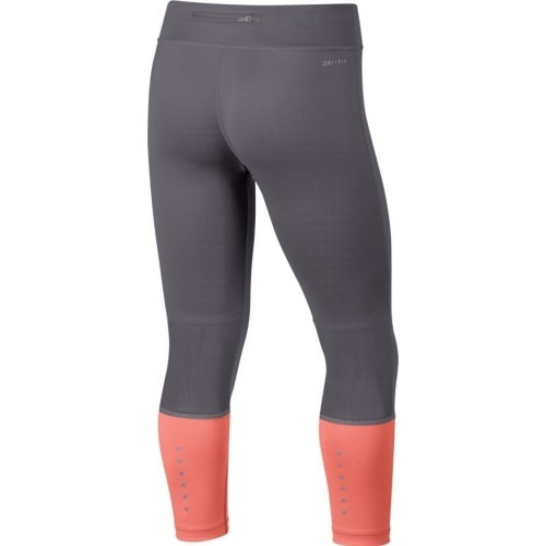 Легинсы подростковые Nike G NK Pwr Tght Crop Grey Orange 890208 036