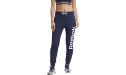 Reebok TE Linear Logo FT Women's Pants Blue FU2259