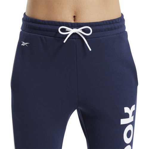 Reebok TE Linear Logo FT Women's Pants Blue FU2259