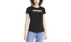Puma Rebel Graphic Tee Women's Blouse Black
