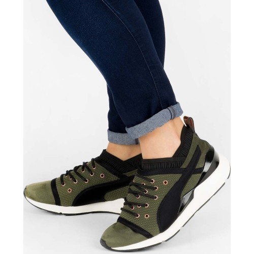 Женские кроссовки Puma Pearl VR Wn Olive Night Black 364154 01