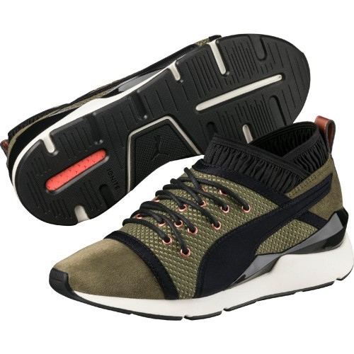Puma Pearl VR Wn Women's Sneakers Olive Night Black 364154 01
