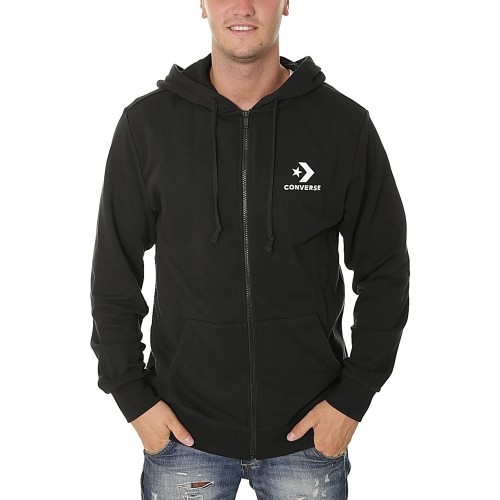 Толстовка Converse Star Chevron FZ Hoodie Black 10007881 001