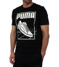 Puma Track Tee Cotton Black T-Shirt 594870 01