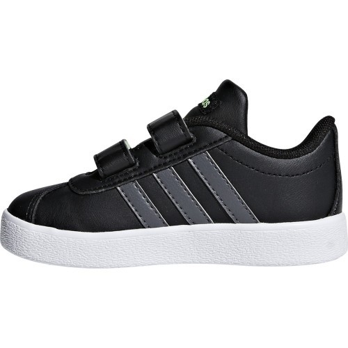 Обувь для мальчиков Adidas VL Court 2.0 CMF I, чёрная F36402