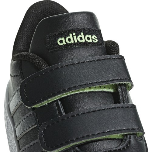 Обувь для мальчиков Adidas VL Court 2.0 CMF I, чёрная F36402