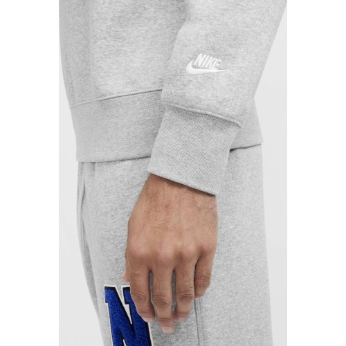 Nike Club Bb Crew Letters vīriešu džemperis, pelēks FZ0879 063