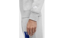 Мужская толстовка Nike Club Bb Crew Letters, серая FZ0879 063