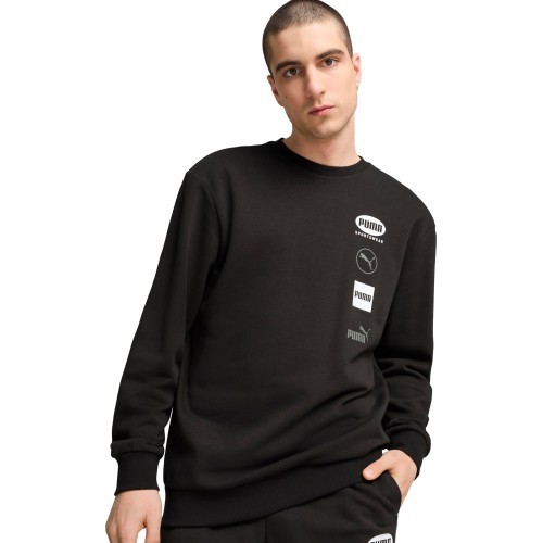 Puma Power Graphic Crew Men's Sweatshirt Black 682751 01