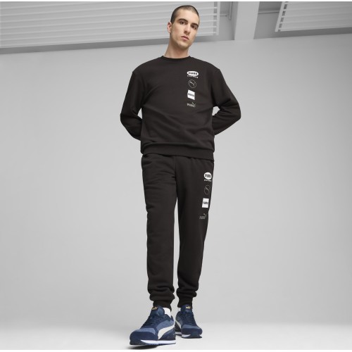 Мужской свитшот Puma Power Graphic Crew, черный 682751 01