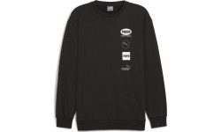 Puma Power Graphic Crew vīriešu džemperis, melns 682751 01