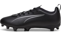 Футбольные бутсы подростковые Puma Ultra 5 Play FG/AG Jr чёрные 107695 02
